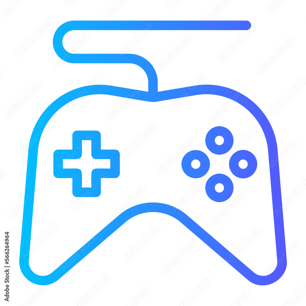 joystick gradient icon joystick gradient icon