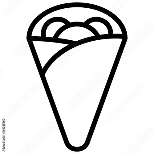 CREPES line icon