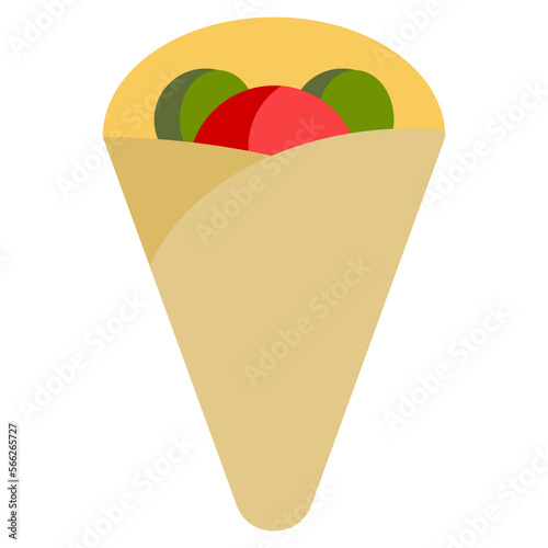 CREPES flat icon