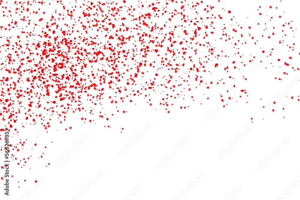 Red dots like blood on white background. Random Abstract pattern of upper part dot. illustration abstract design. wallpaper texture for print for text, sale and websites, for display product Red dots like blood on white background. Random Abstract pattern of upper part dot. illustration abstract design. wallpaper texture for print for text, sale and websites, for display product