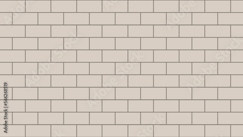 Beige brick wall as background