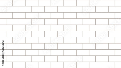 Valokuva White brick wall as background