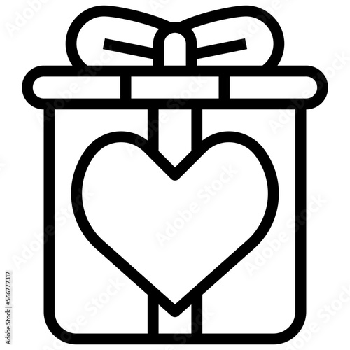 PRESENT line icon