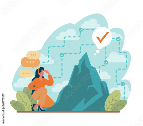 Signal concept. Person recieving or giving signal source. Allert sign
