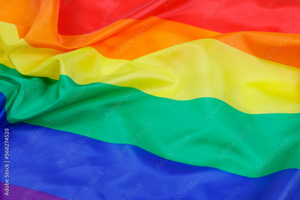 Gay Pride Flag used for Illustrations with copy space Gay Pride Flag used for Illustrations with copy space