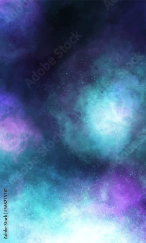 space background white-blue on a black background