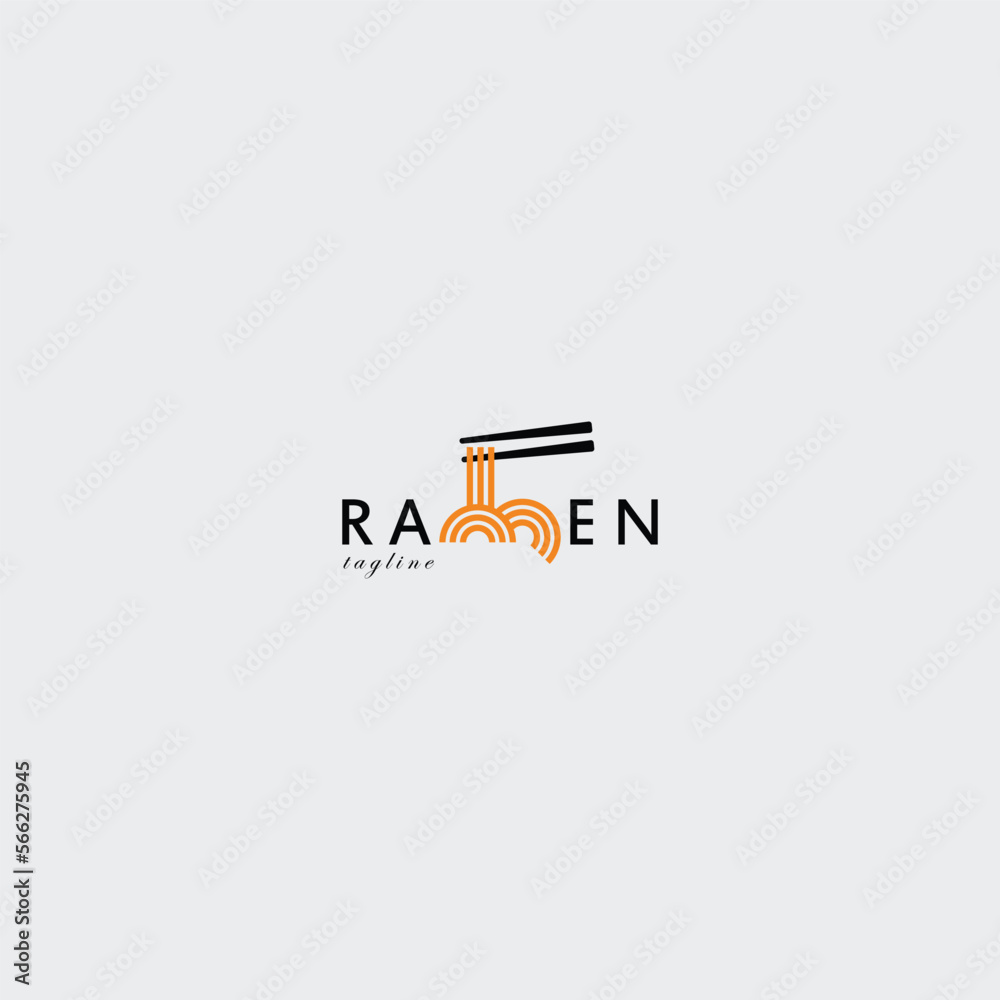simple ramen logo vector design simple ramen logo vector design