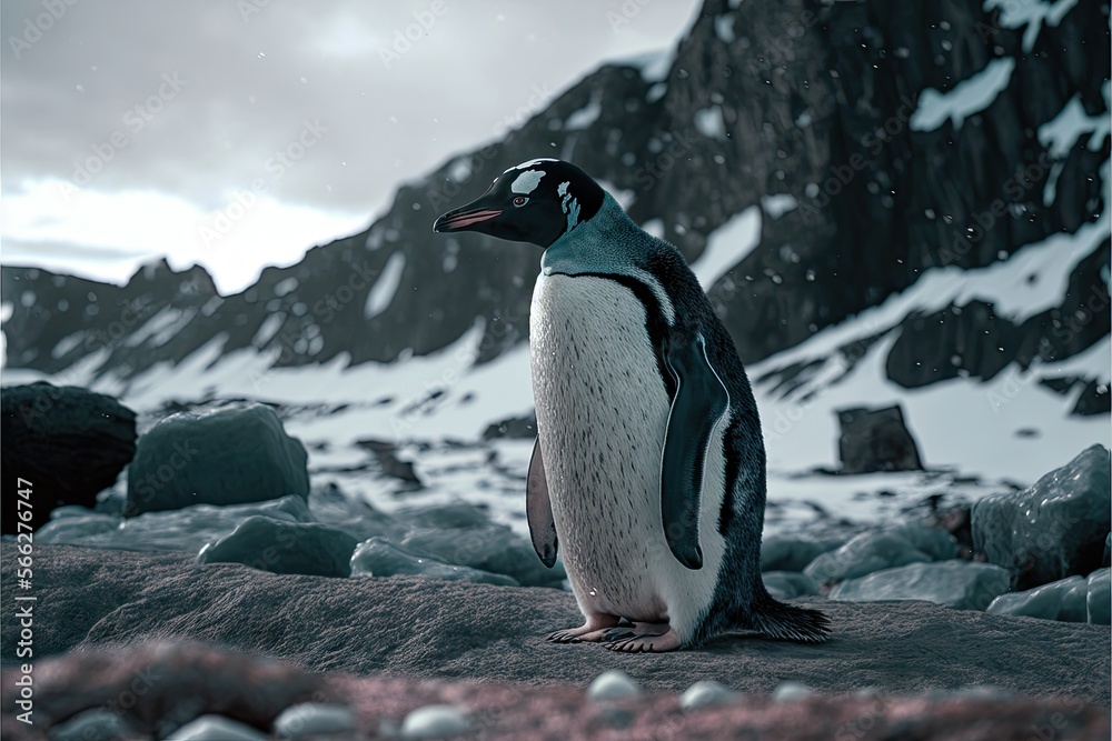  penguin in antarctica