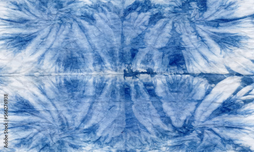 colorful tie-dye pattern background. blue water splash reflection.