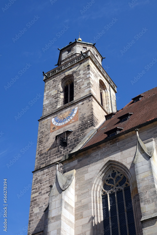 Fototapeta premium Muenster in Dinkelsbuehl