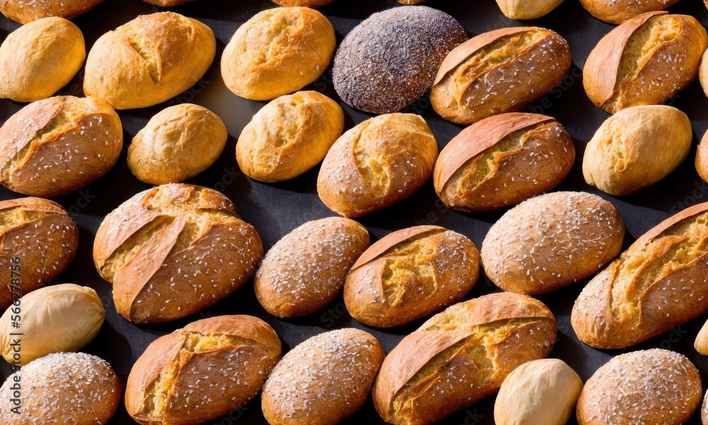 Fototapeta premium seamless, tileable, background, of bread