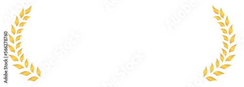 金色の月桂樹のフレーム