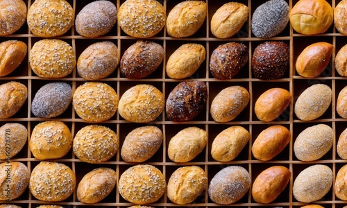 seamless, tileable, background, of bread