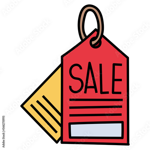 SALE filled outline icon