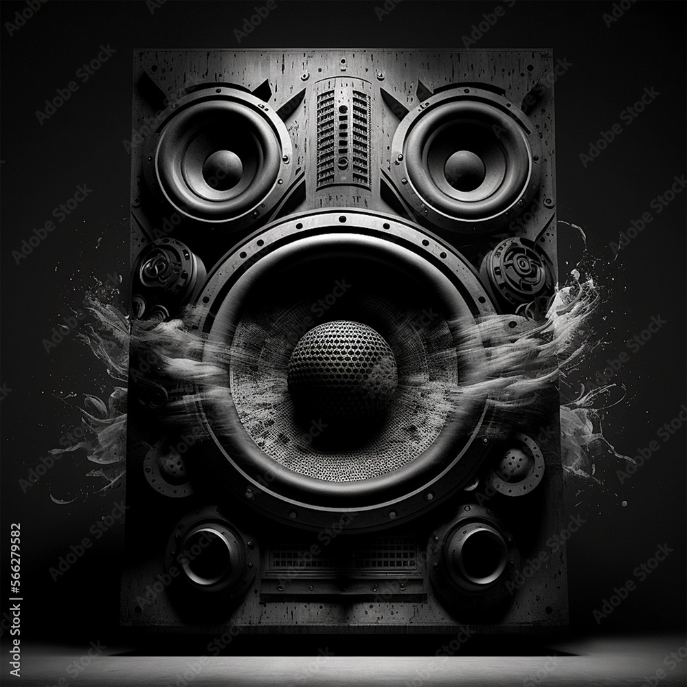Fototapeta premium Booming Speaker