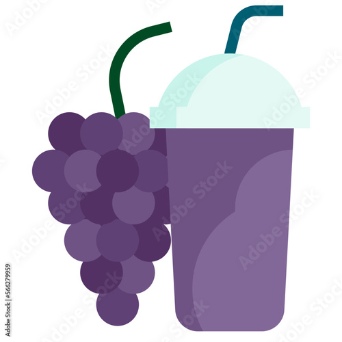 GRAPE flat icon