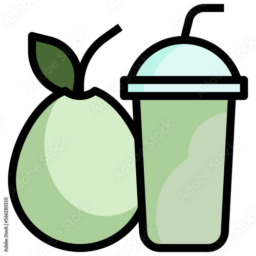 GUAVA filled outline icon