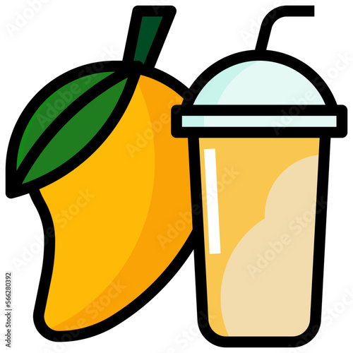 MANGO filled outline icon