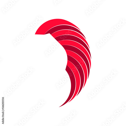 Eagle logo. Editable Shape Logo Template