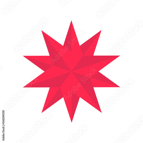 Star burst symbol. Star Logo Template. Editable Shape Logo Template