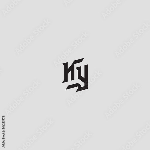 NY simple initial esport concept logo design ideas for inspirations