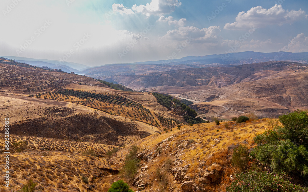 landscape in the mountains, Jordan 