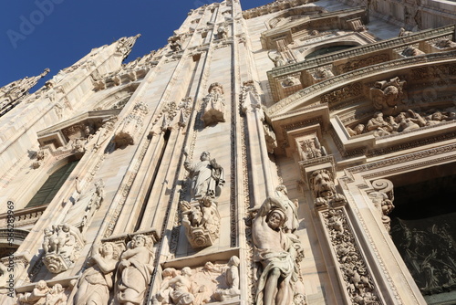 Duomo di Milano, particolare della facciata