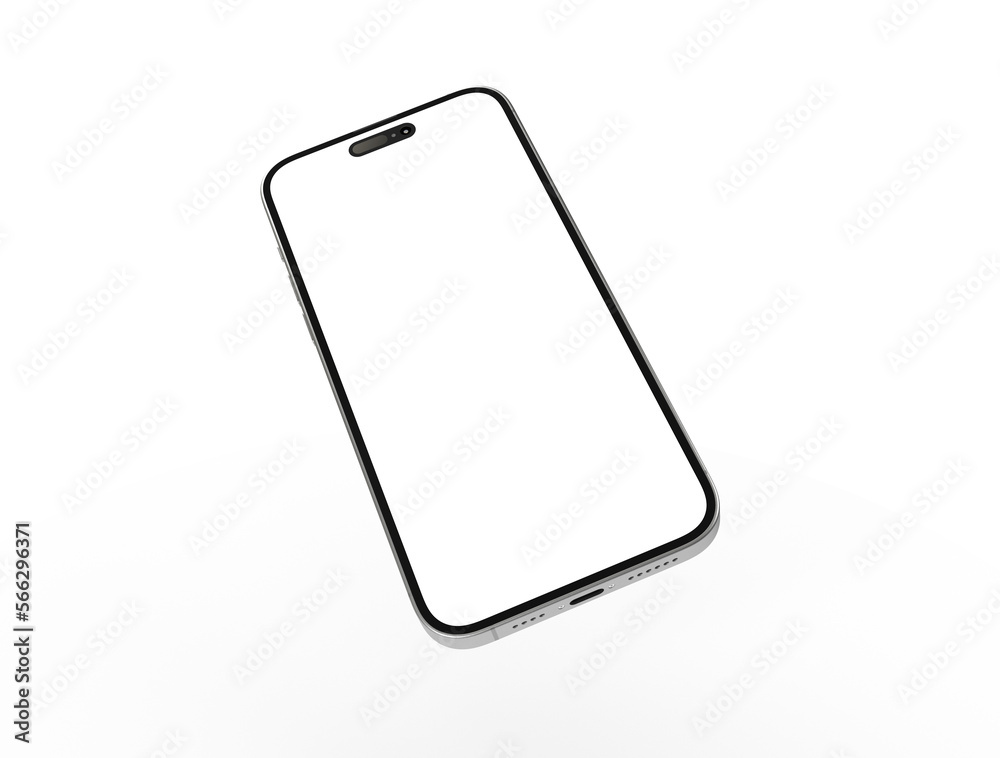 3d render illustration hand holding the white smartphone 3d render illustration hand holding the white smartphone