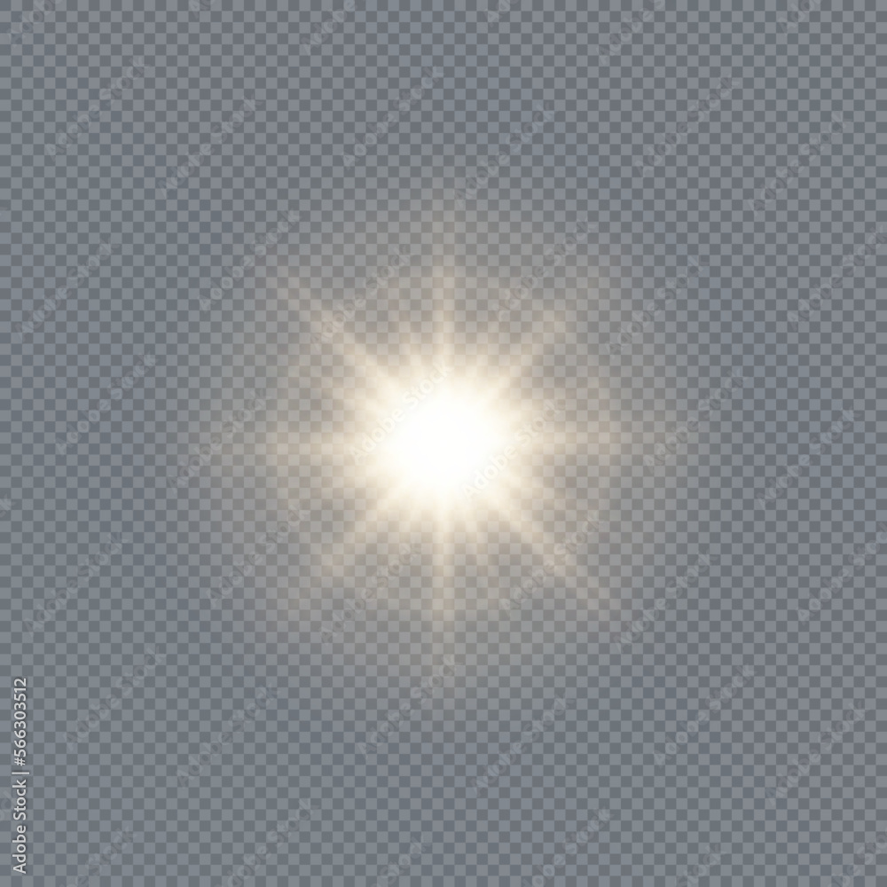 Bright light effect with rays and highlights for vector illustration.
Bright light effect with rays and highlights for vector illustration.