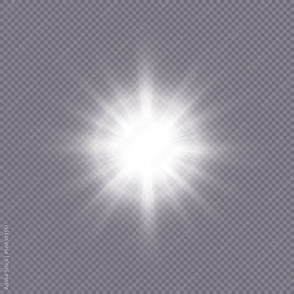 Bright light effect with rays and highlights for vector illustration.
Bright light effect with rays and highlights for vector illustration.