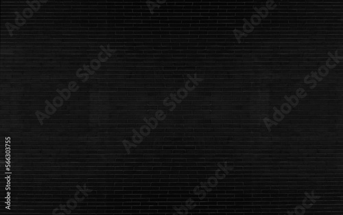 Abstract weathered black grunge brick wall texture or old surface material pattern for vintage interior room background and backdrop, architectural element. Vector illustrator