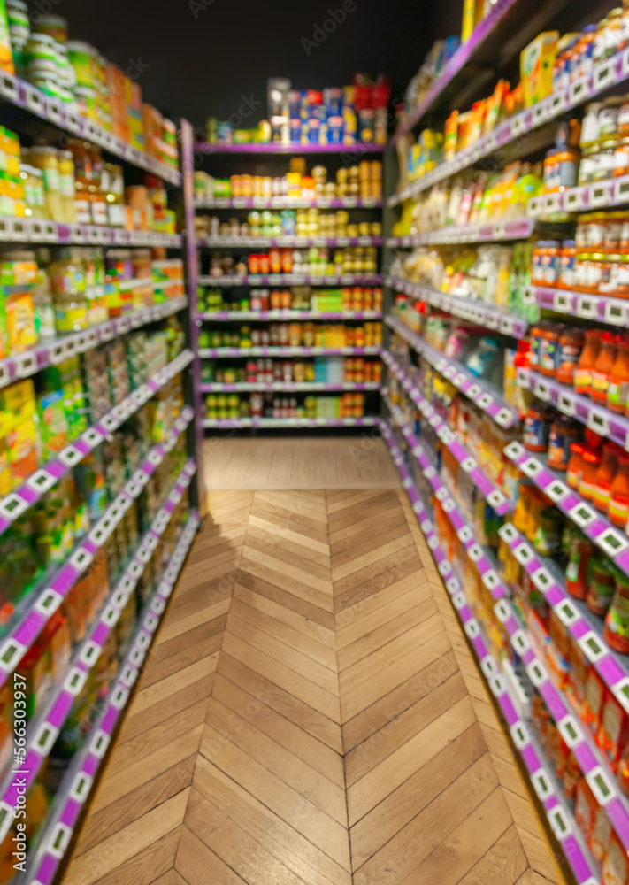 Fototapeta premium Supermarket