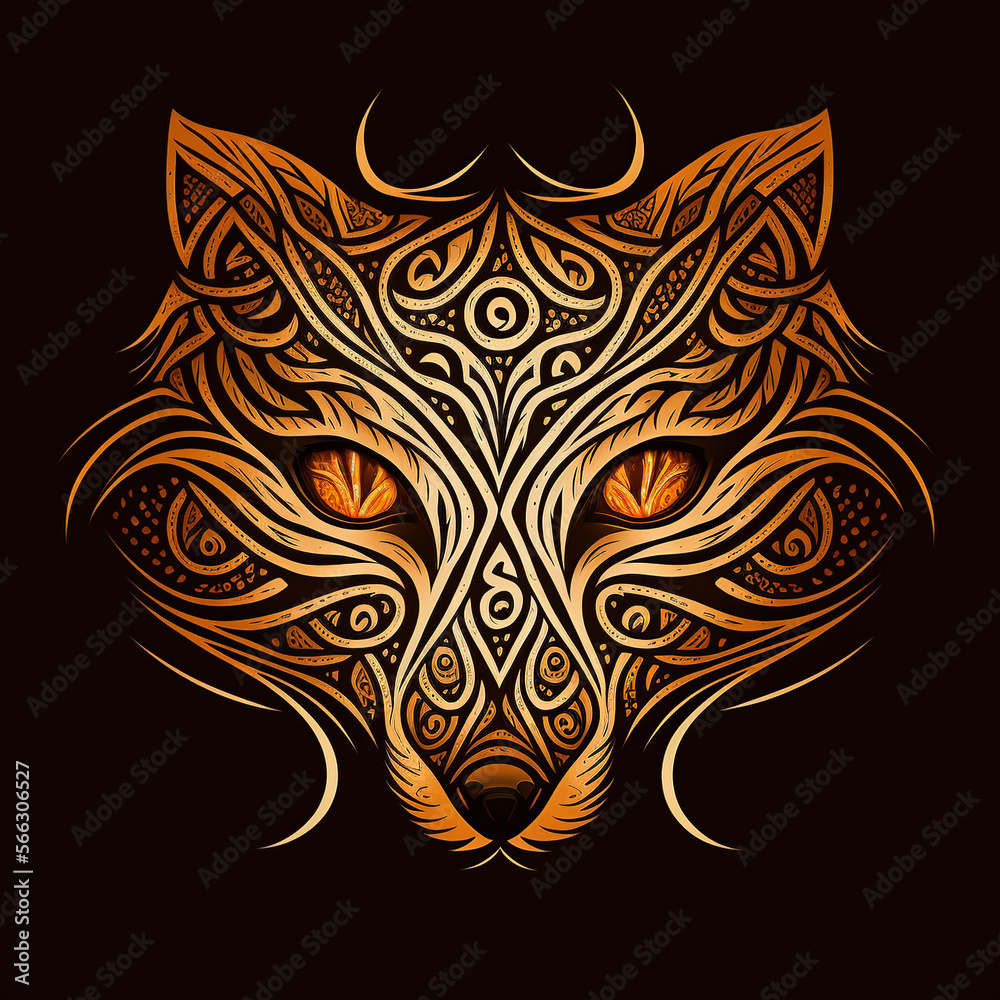 Tribal skull tattoo, , Generate ai
Tribal skull tattoo, , Generate ai