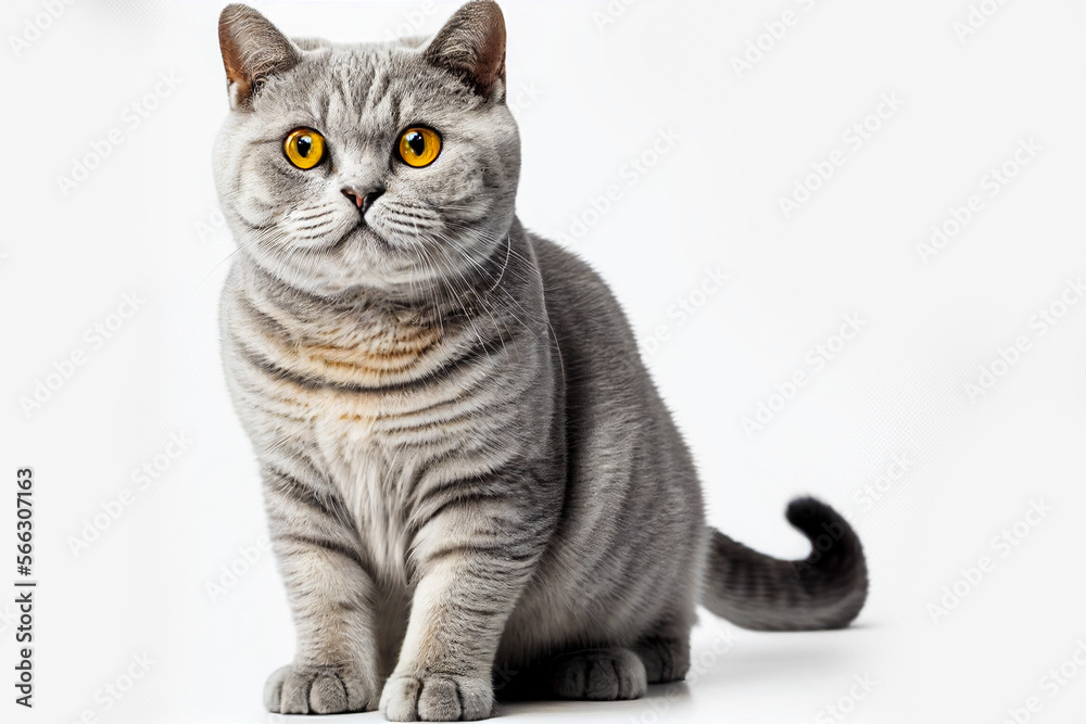 Grey Tabby Kitten British Cat Beads Stock Photo - Download Image Now -  iStock