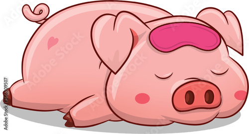pink pig cartoon