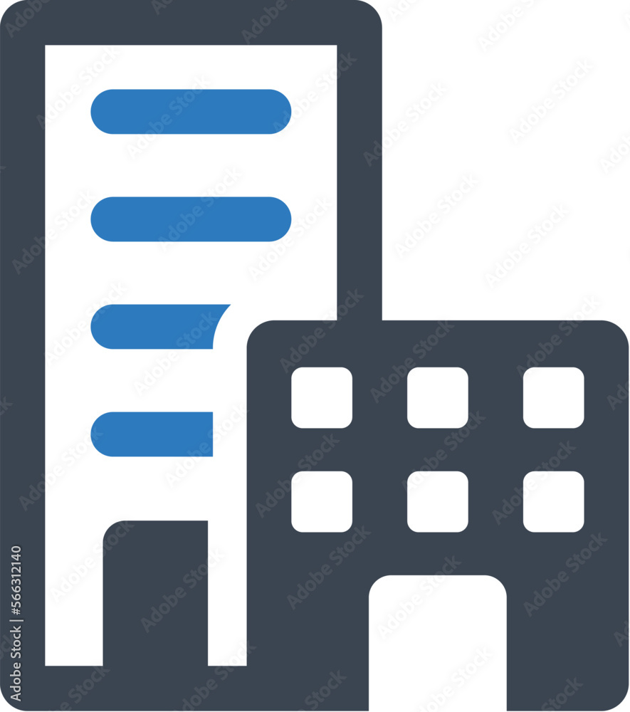 Company building icon Company building icon