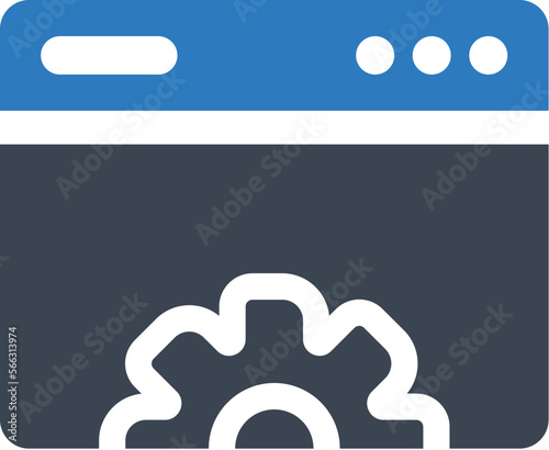 Website settings icon