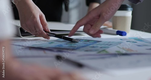 Business people hand meeting