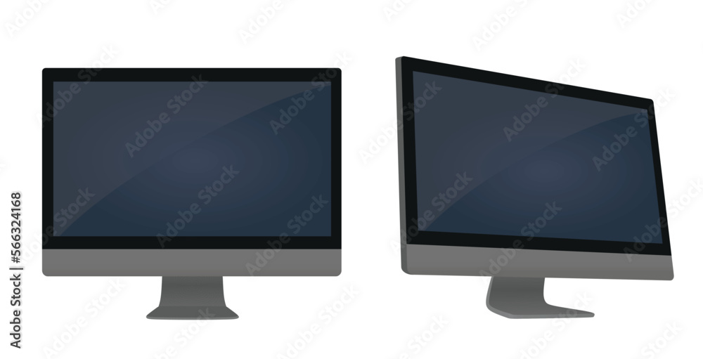 Computer monitor screen. vector illustration Computer monitor screen. vector illustration