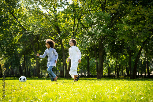 Photography cinematic image of a family from the emirates spending time at the park