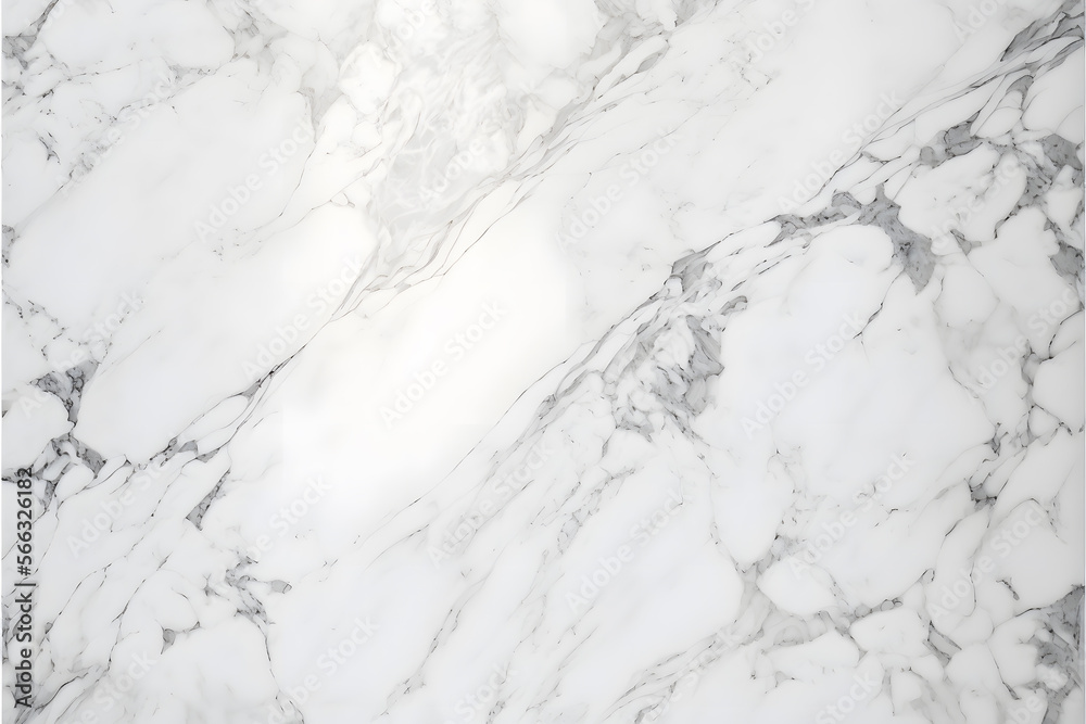 Plain white grey smooth marble background made with Generative AI technology	
