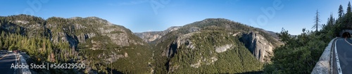 Yosemite Valley. View from scenic point