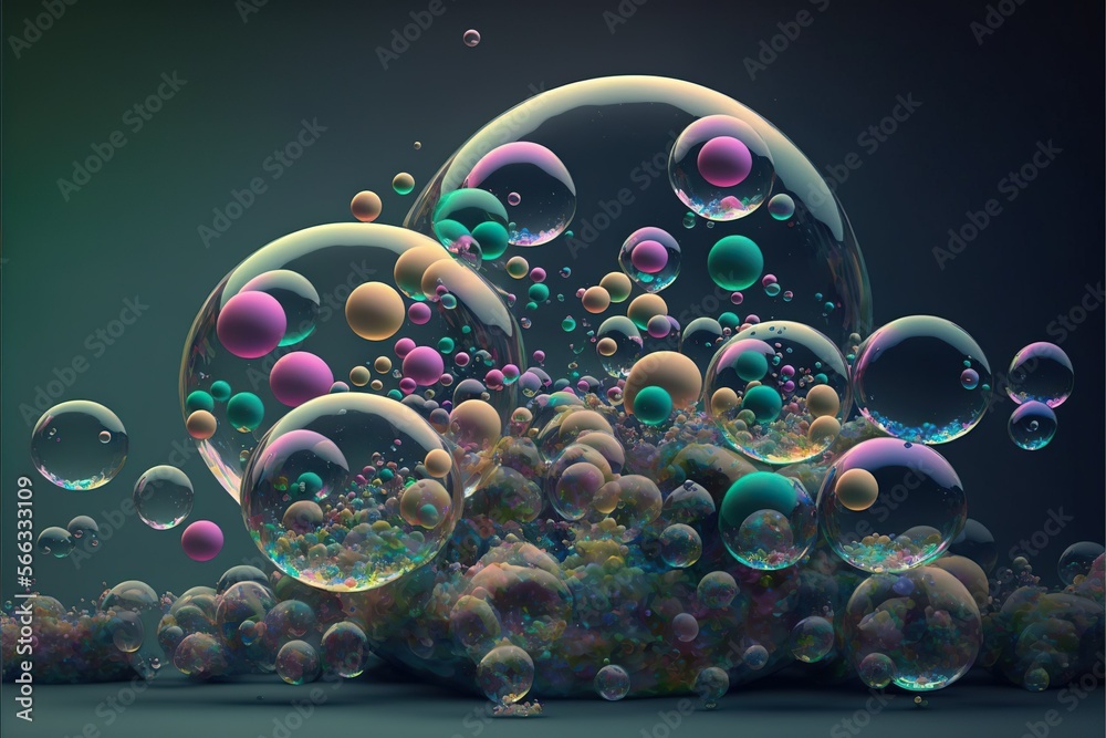 Bubble sorting, concept of Algorithm and Sorting, created with ...
