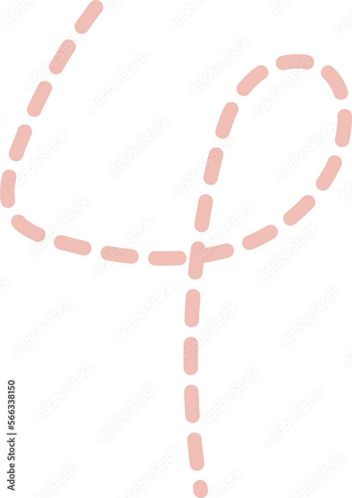 Pastel Gradients Abstract Loop Curve Dashed Lines Strokes Stock Photo ...