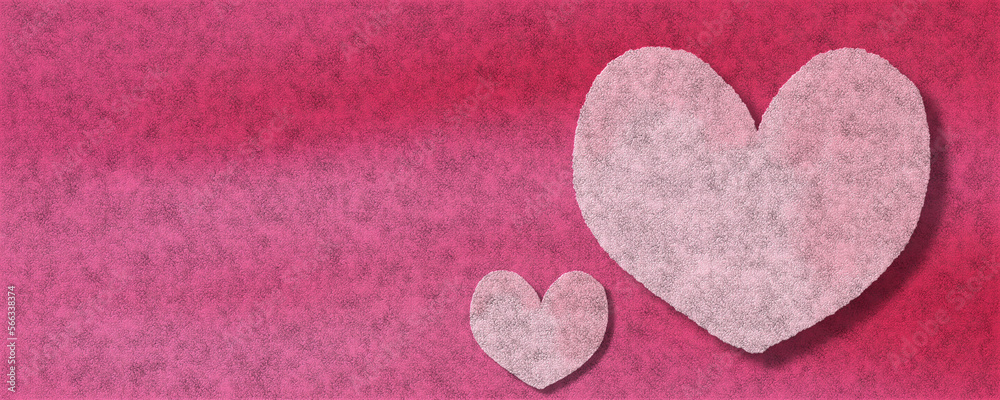 Pink velvet background design for expressions of love and Valentine's Day greetings