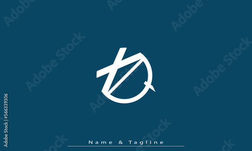 Alphabet letters Initials Monogram logo XQ , QX photo