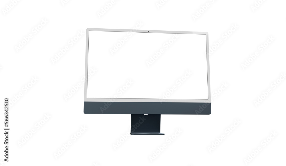 computer monitor with white blank screen computer monitor with white blank screen