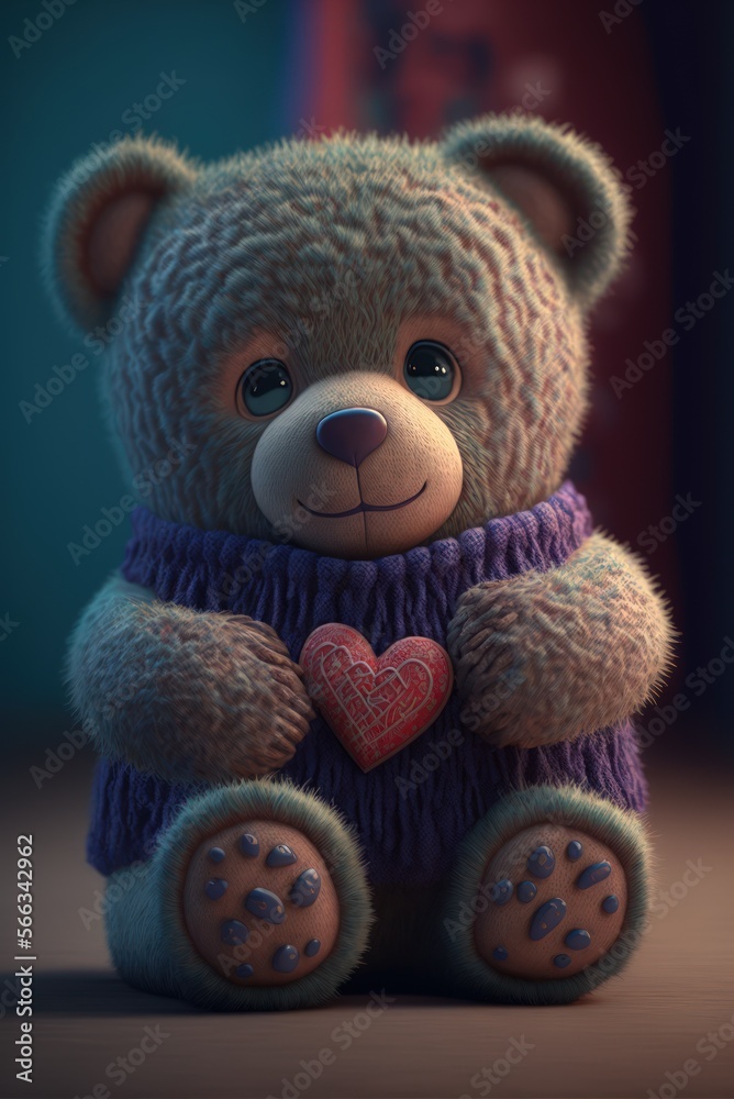 Cute Valentine Teddy Bear Cute Valentine Teddy Bear