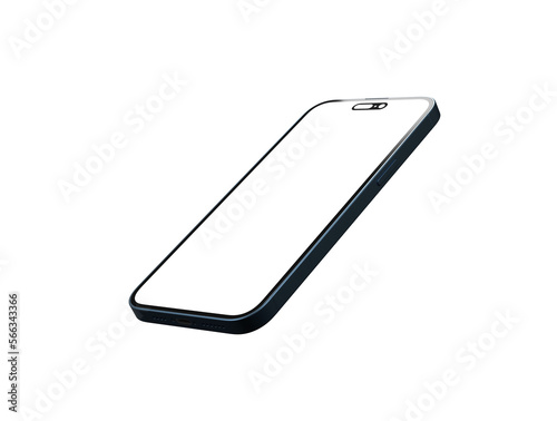 Smartphone frame less blank...