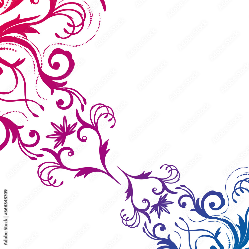 Abstract floral background with oriental flowers. Abstract floral background with oriental flowers.
